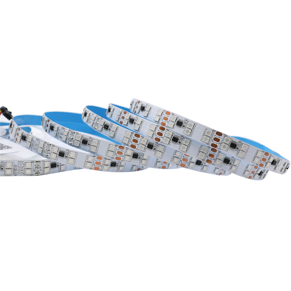 DC12V WS2811 600LEDs Double Row Flexible Addressable Dream Color LED Strip Light - 16.4Ft DC12V WS2811 600LEDs Double Row Flexible Addressable Dream Color LED Strip Light - 16.4Ft